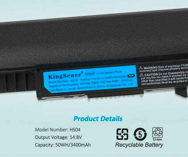KingSener HS04 Laptop Battery - photo 5
