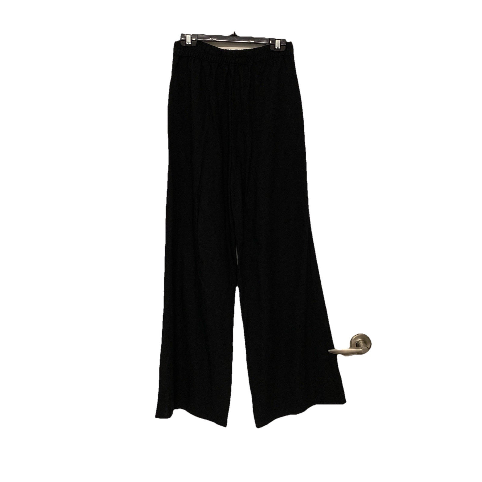 Forever21 Linen Blend Wide Leg Pants Small Black ⚽️ - photo 2