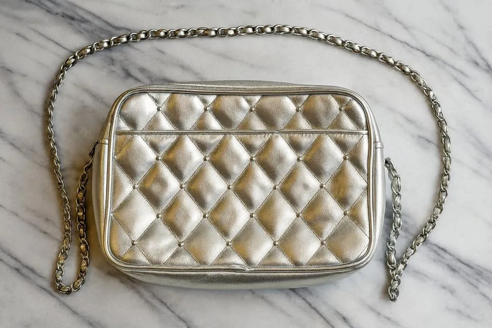 🛍️✨ BUY 3+ ITEMS, GET 50% OFF! Chateau Silver Purse thumbnail