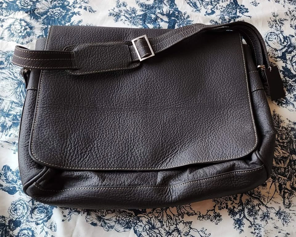 Real Handmade Leather Laptop Bag - photo 2