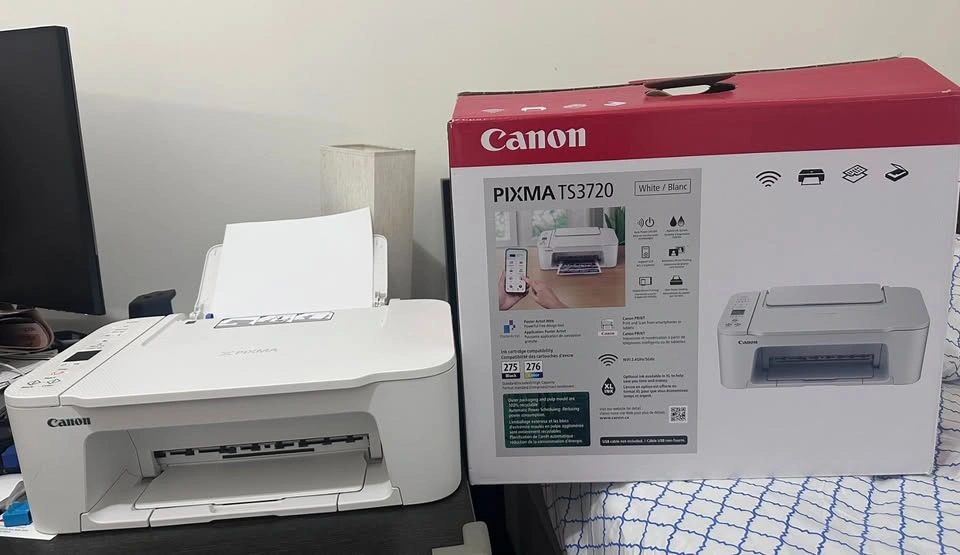 Canon PIXMA TS3720 Printer - White