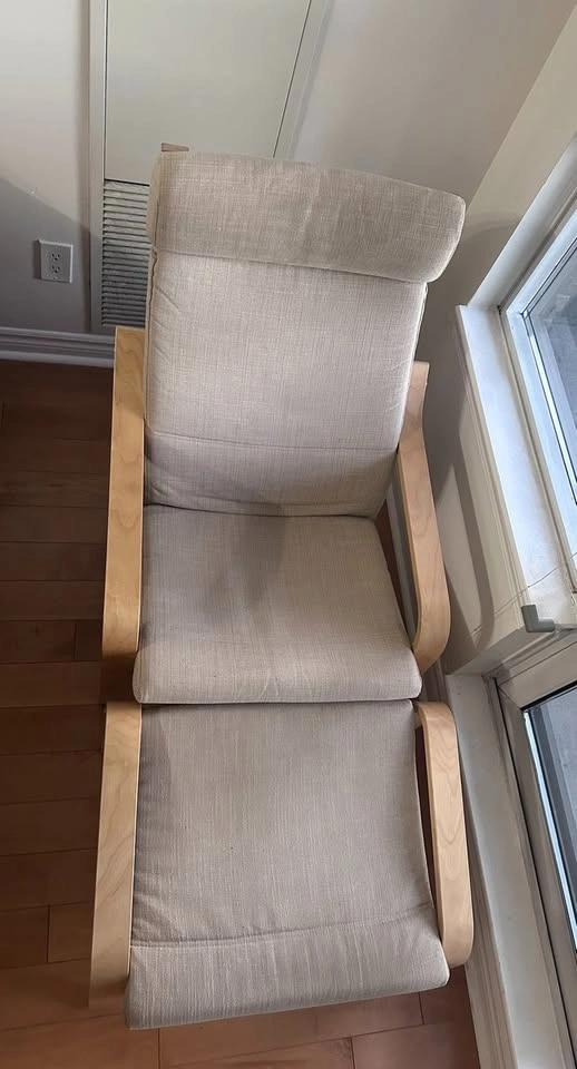 Ikea POÄNG armchair & footstool - photo 2