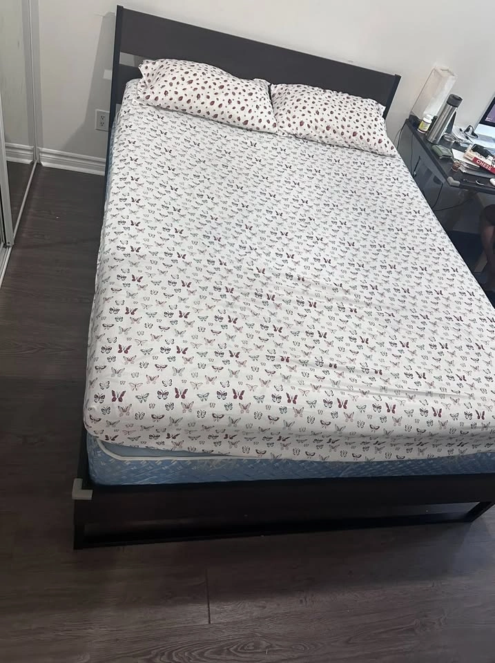 Ikea Queen Bed Mattresses & Frame with Box spring - photo 2