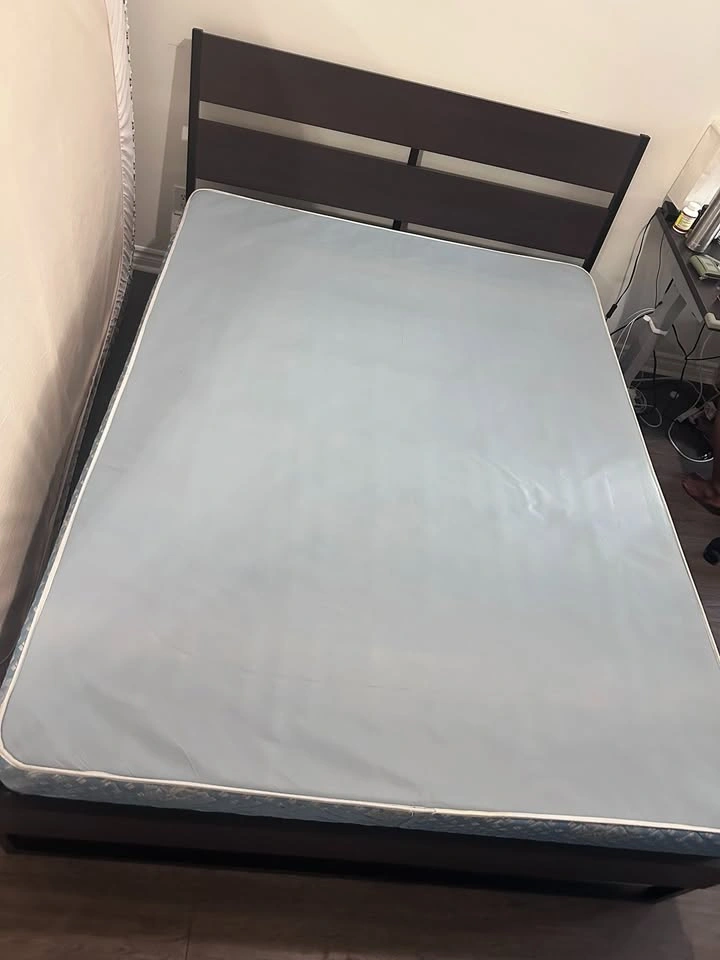 Ikea Queen Bed Mattresses & Frame with Box spring - photo 5