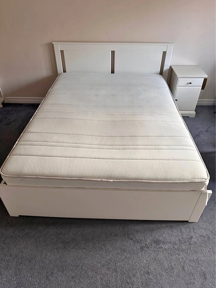 IKEA Malm Bed Frame with Mattress