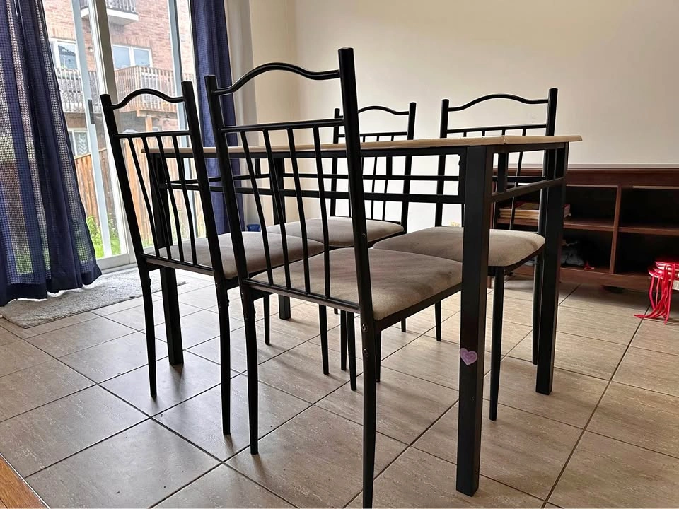 5-Piece Dining Table and Chair Set
