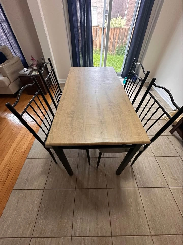 5-Piece Dining Table and Chair Set - photo 2