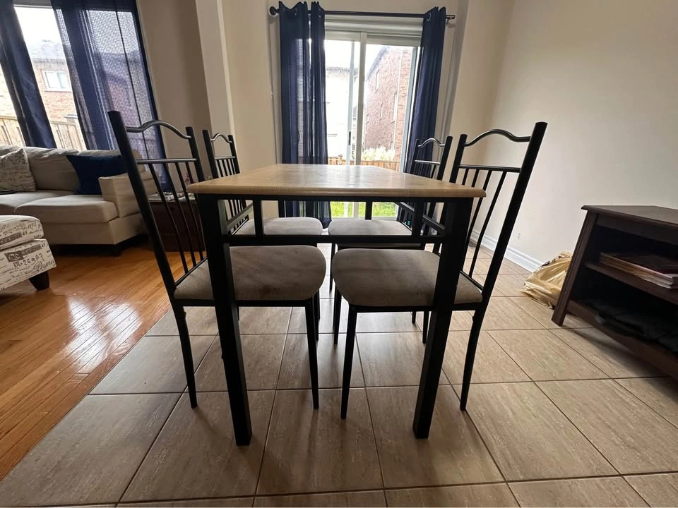 5-Piece Dining Table and Chair Set - photo 3