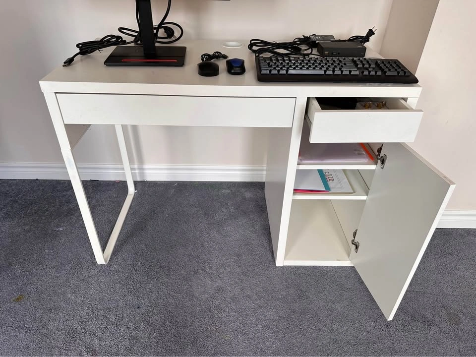 Ikea study/ home office table and chair - photo 3