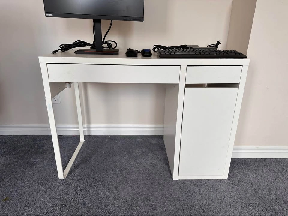 Ikea study/ home office table and chair - photo 5