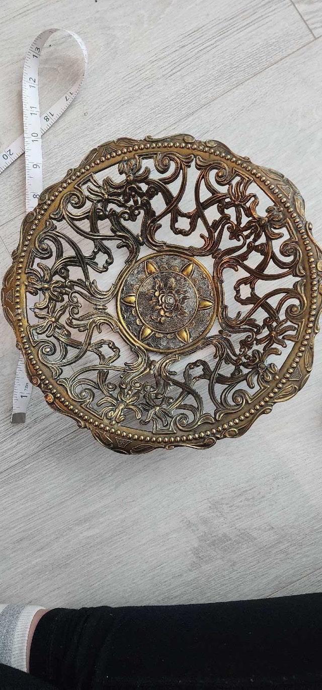 Italian Filigree Decorative Bowl