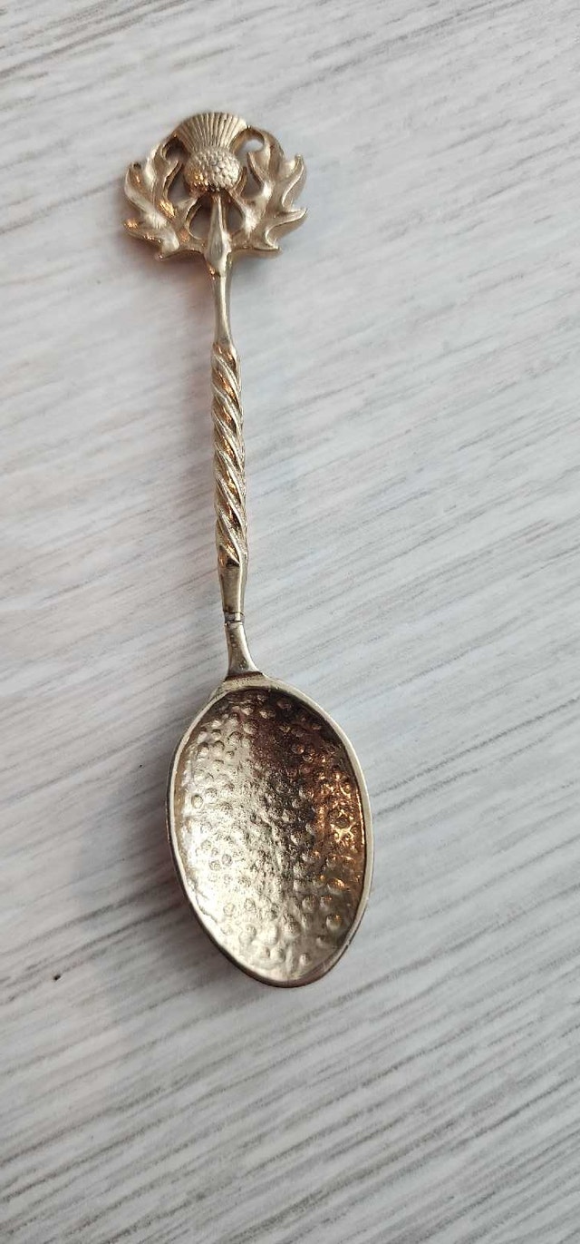 Scottish Thistle Souvenir Spoon