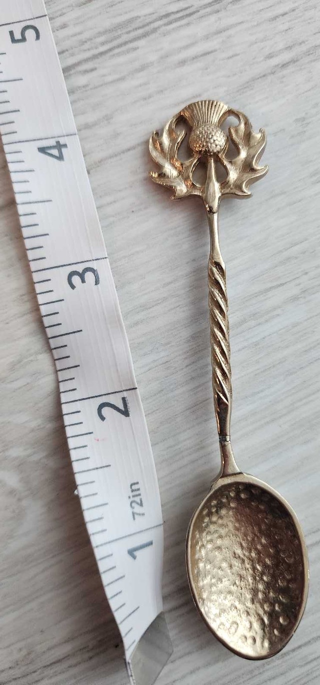 Scottish Thistle Souvenir Spoon - photo 2