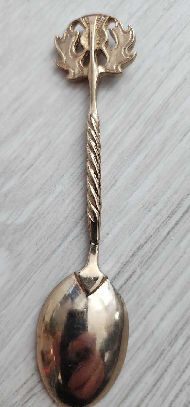 Scottish Thistle Souvenir Spoon - photo 3