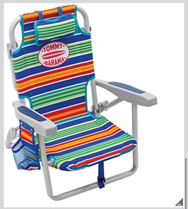 Tommy Bahama Foldable Reclining Backpack Beach Chair