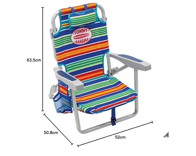 Tommy Bahama Foldable Reclining Backpack Beach Chair - photo 5