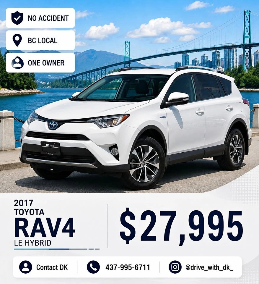 2017 Toyota RAV 4 LE HYBRID