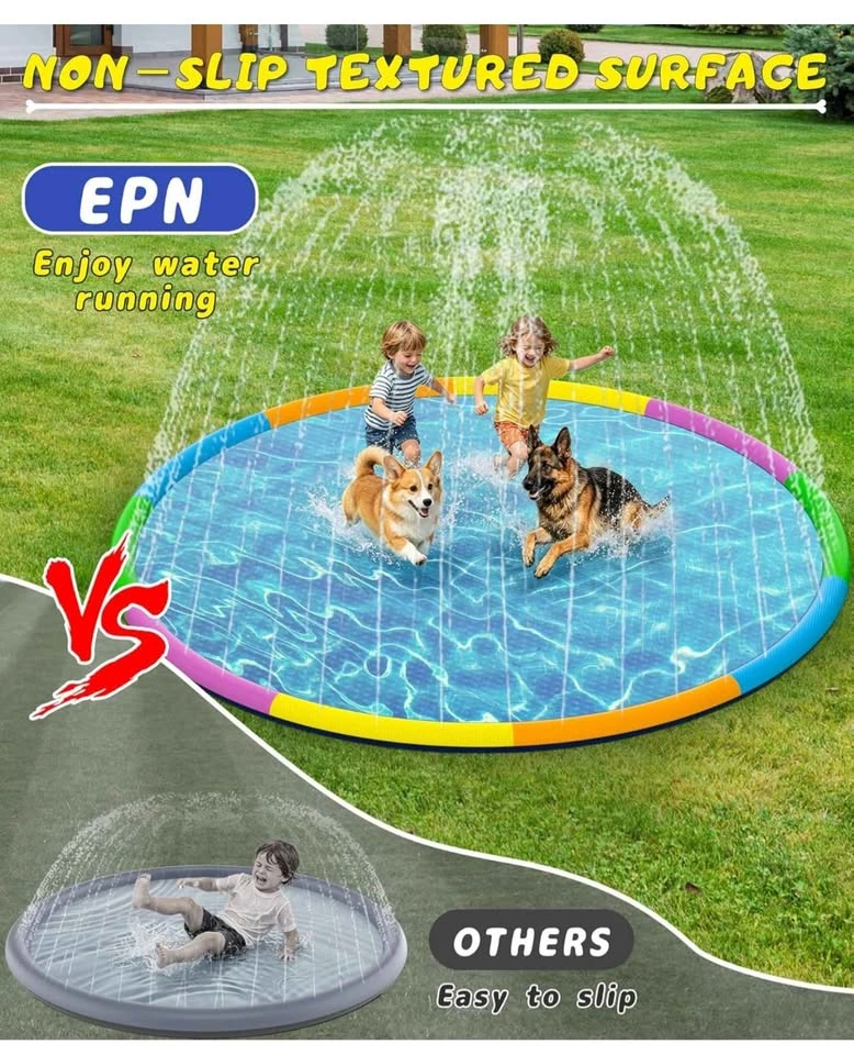 EPN 16.4FT Extra Large Splash Pad for Kids & Dogs - photo 5