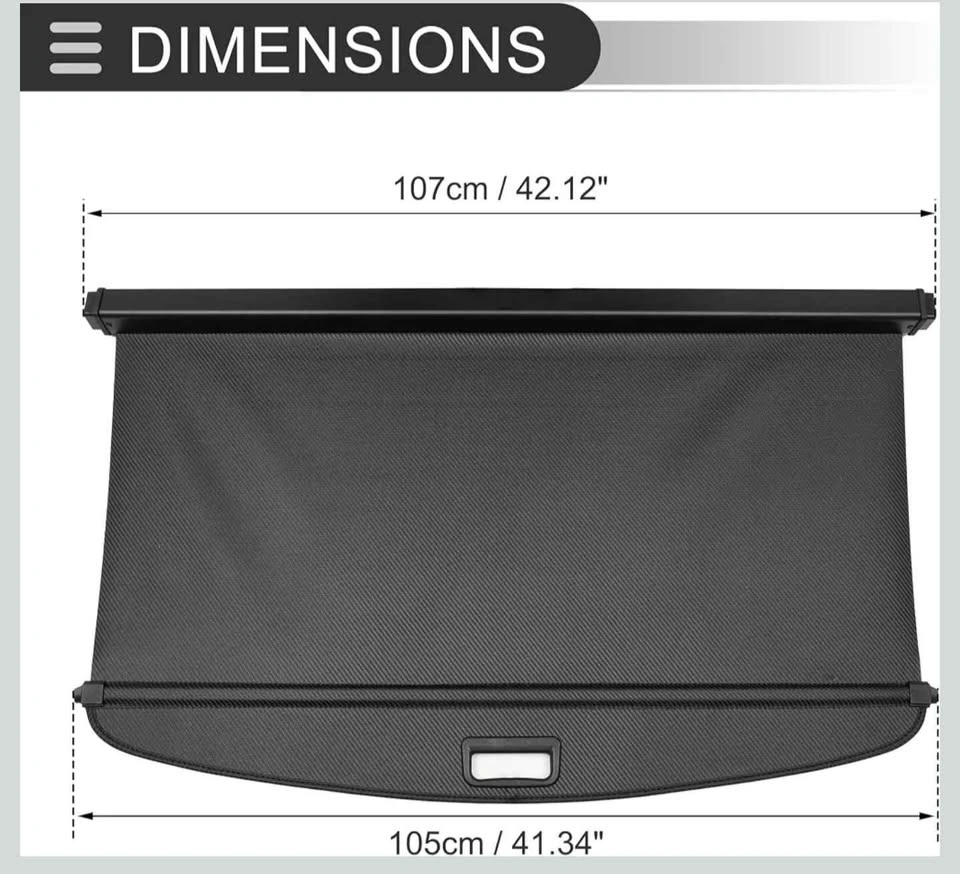Motoforti Retractable Cargo Cover for Lincoln Corsair - photo 5