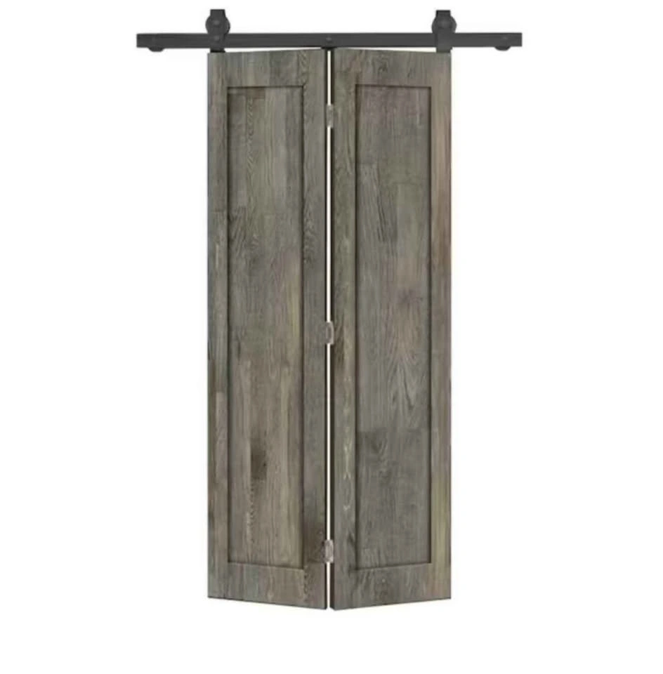 26 in. x 84 in. New Shaker Hollow Core Bi-fold Door - photo 4