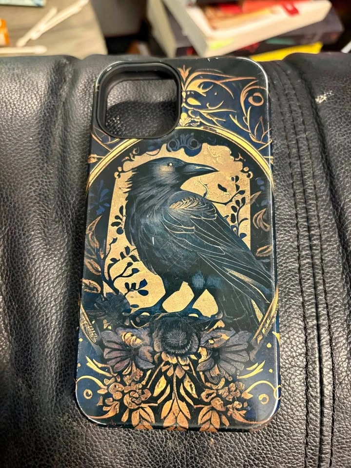 iPhone 13 Raven Art Phone Case