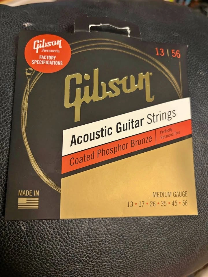 Gibson Coated Phosphor Bronze Acoustic Guitar Strings