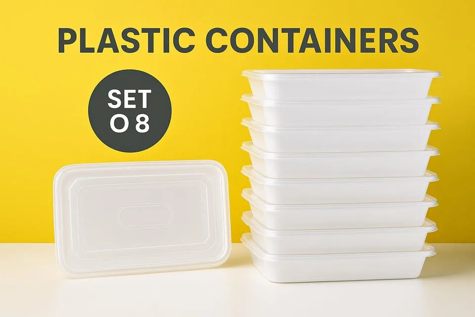 BUY 3+ GET 50% OFF! 8-Pack Meal Prep Containers thumbnail