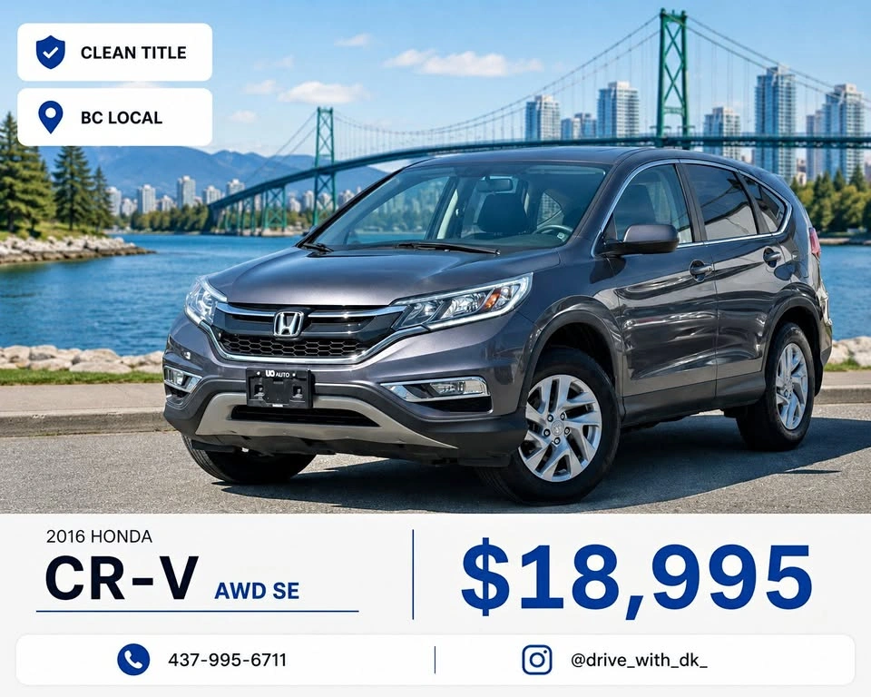 2016 Honda CR-V AWD SE