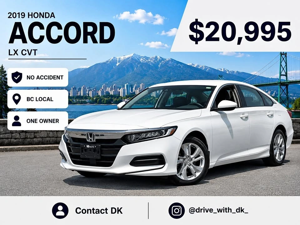 2019 Honda ACCORD LX CVT