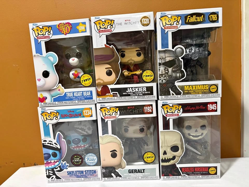 Funko Pop Chases - Lilo & Stitch, The Witcher, Fallout, and Slee