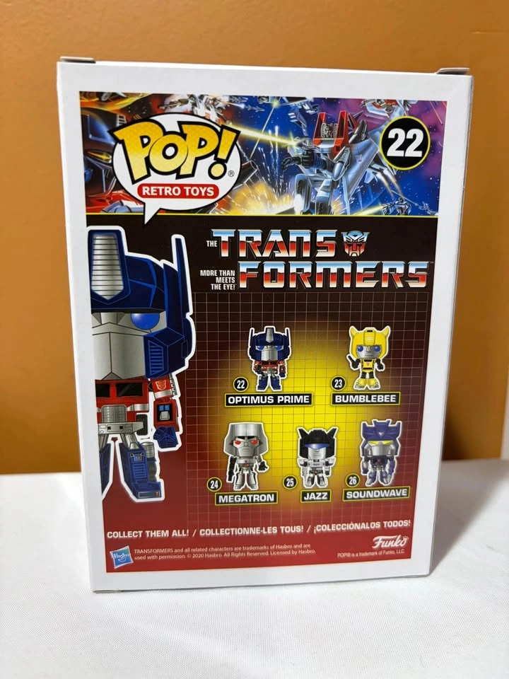 Optimus Prime (Retro - Metallic) Funko Pop! #22 - Transformers - photo 2