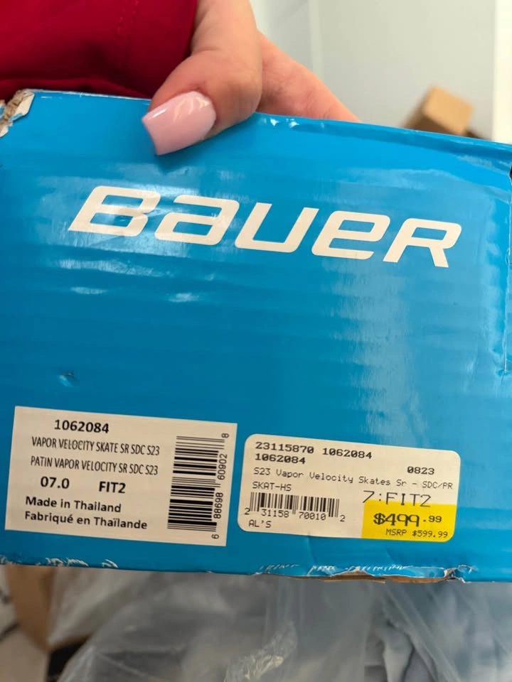 Bauer Vapor Velocity S23 Skates — Size 7 — $400 OBO - photo 5