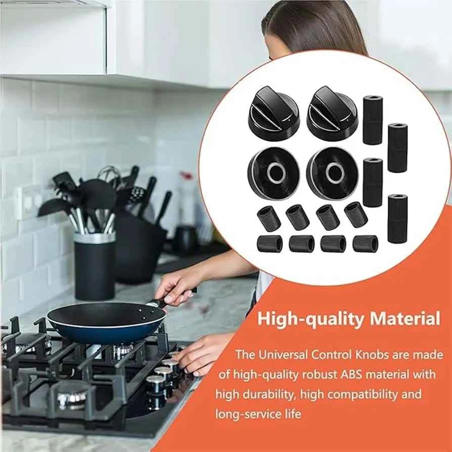 Leanocksa Universal Oven / Stove Control Knob Replacement Set - photo 2
