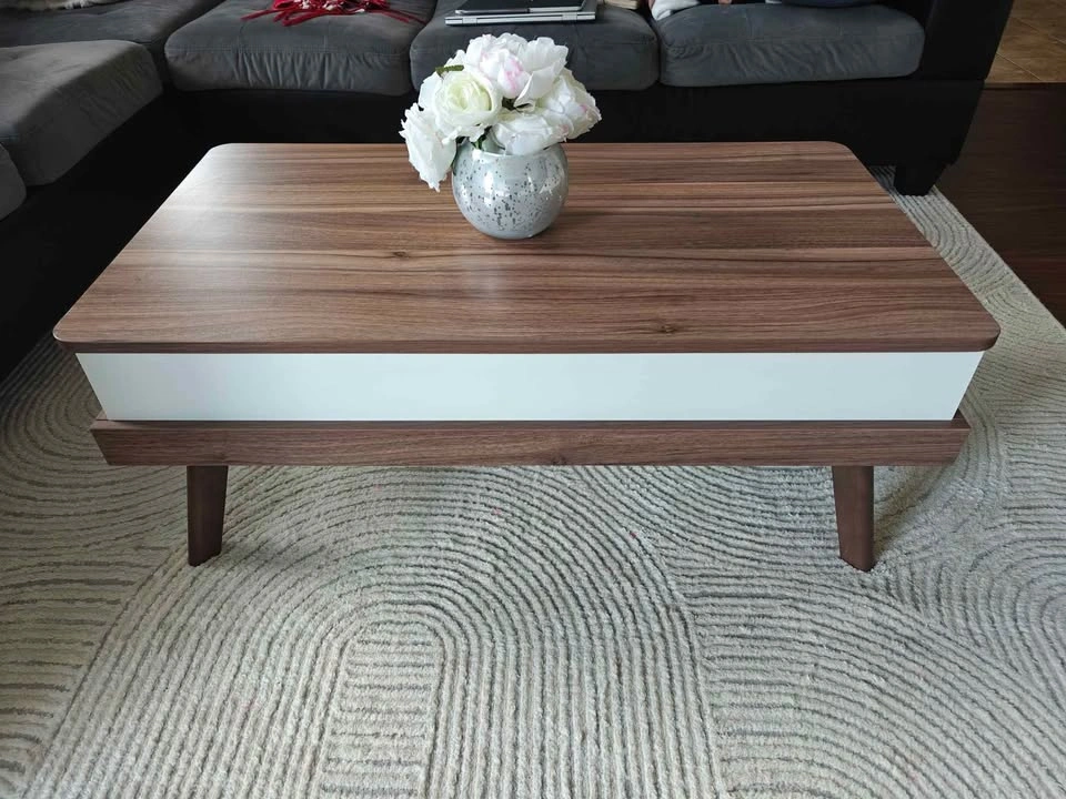 Lifttop coffee table with storage - photo 2