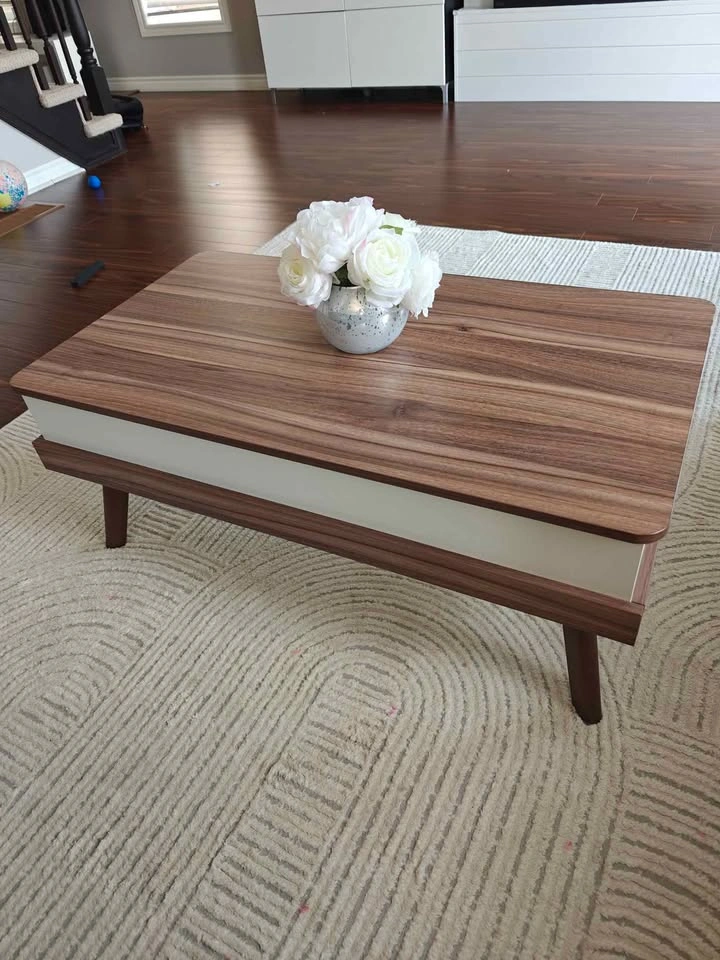 Lifttop coffee table with storage - photo 4