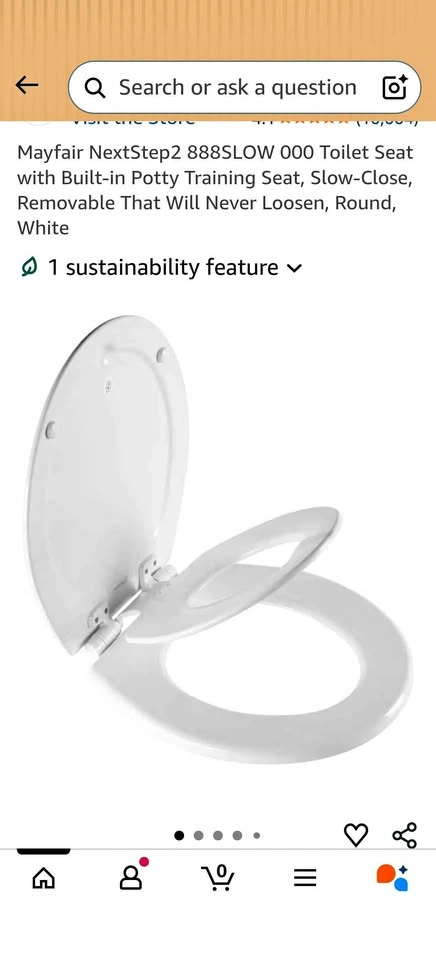 Toilet seats available in round, elongated, inquire for more det