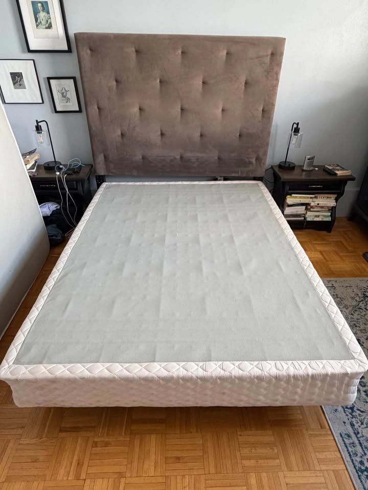 West Elm headboard with optional bed frame - queen size - photo 3