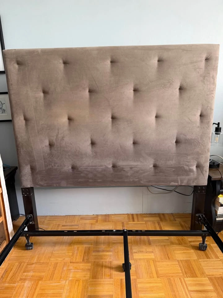 West Elm headboard with optional bed frame - queen size - photo 5