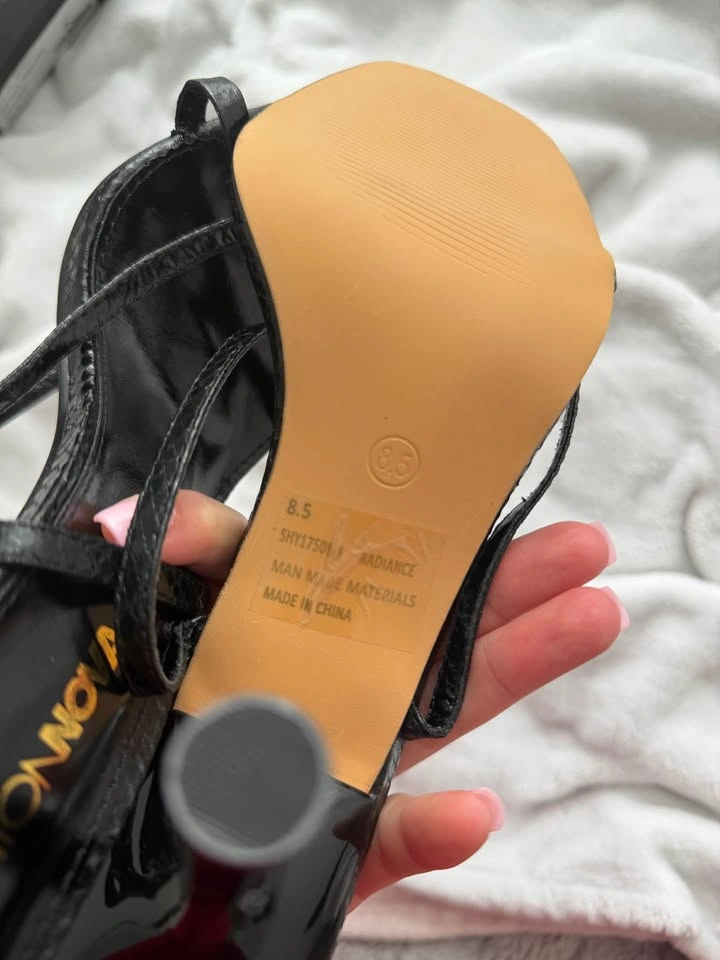 Fashion Nova black heels 8.5w - photo 3