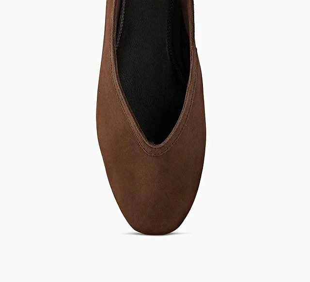 Browns suede ballerina flats - Size 9