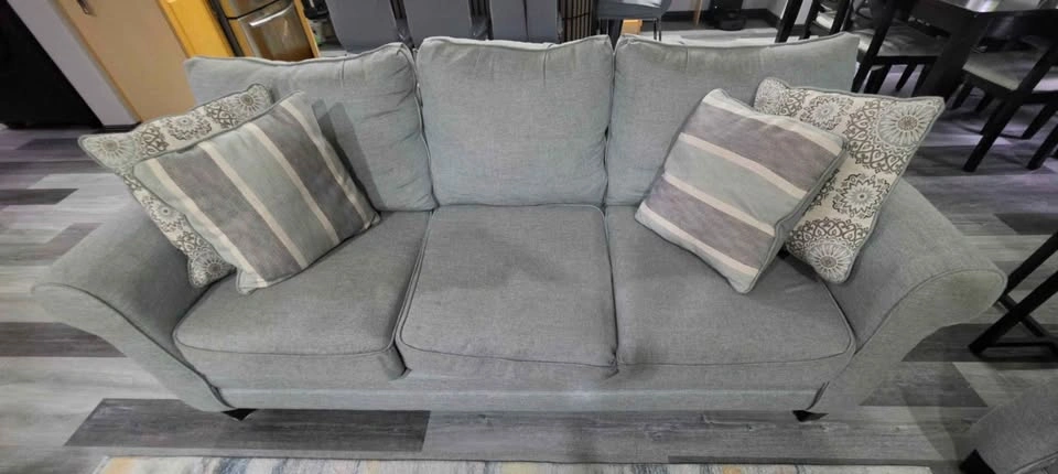 Two 3-Seater Fabric Sofas – Excellent Condition - photo 2