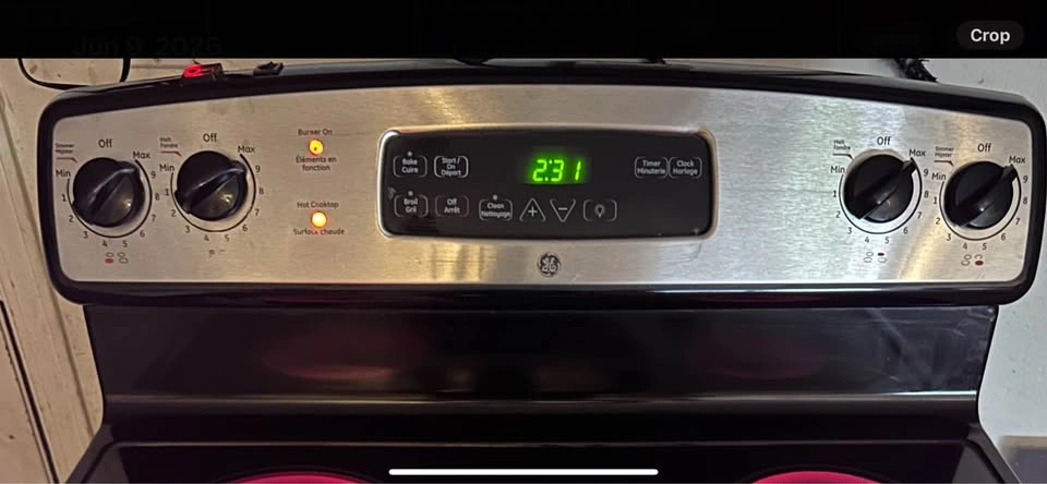 Self Clean GE Electric Flat Top Stove - photo 3