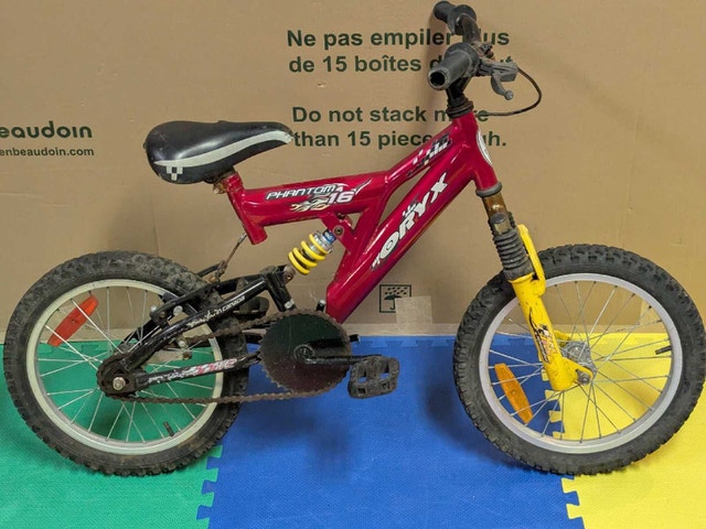 16" wheels, Kids Full Suspension Bike, Oryx Phantom, Age 3-8