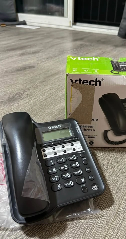 Open Box - VTech Corded Speakerphone with Caller ID - photo 3