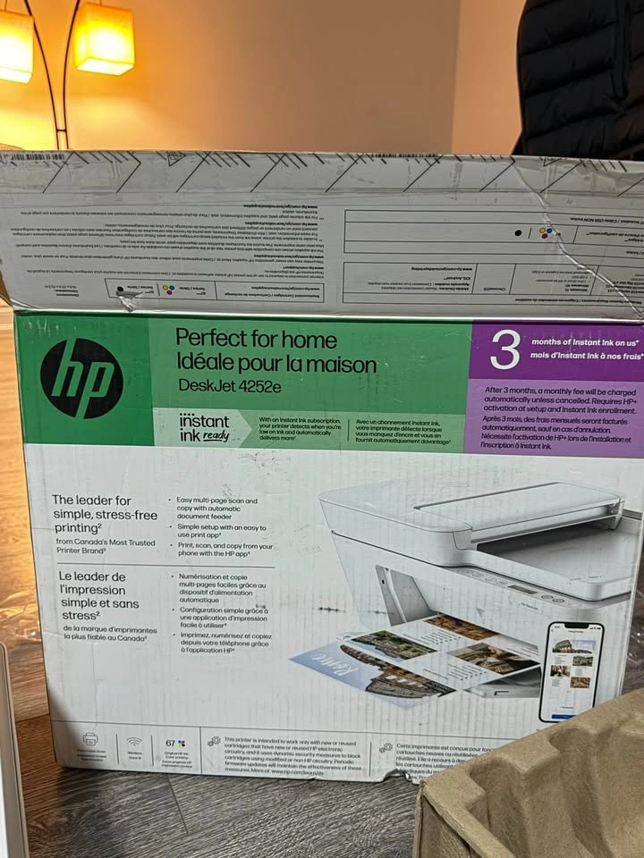 Open box - HP DeskJet 4252e All-in-One Printer - photo 3