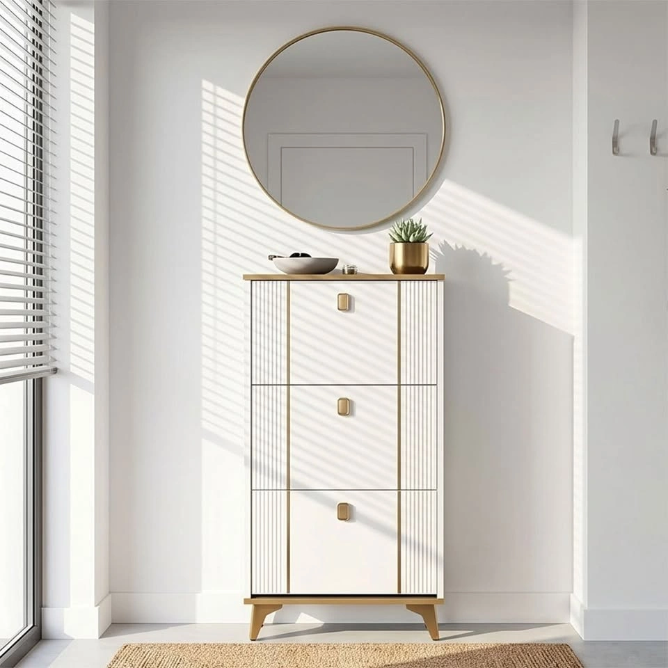 Modern Entryway Shoe Storage Cabinet - Multiple Sizes - photo 2