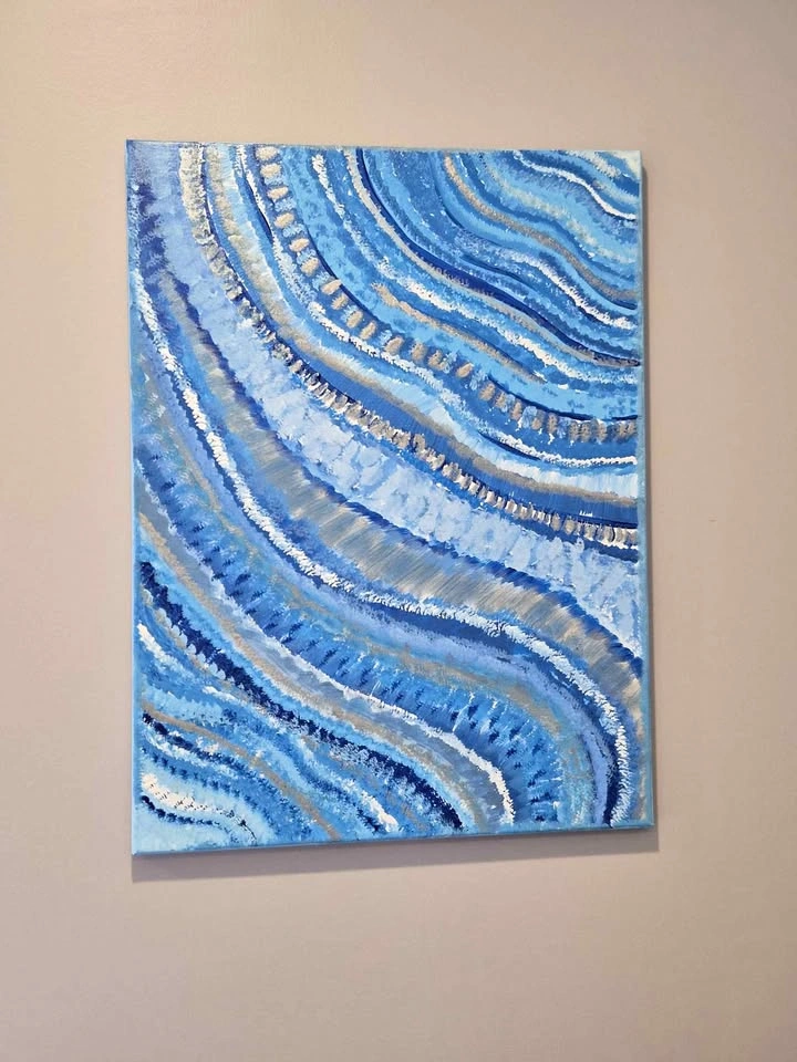 Blue painting 24x18