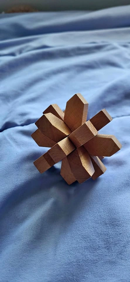 Wooden Interlocking Burr Puzzle