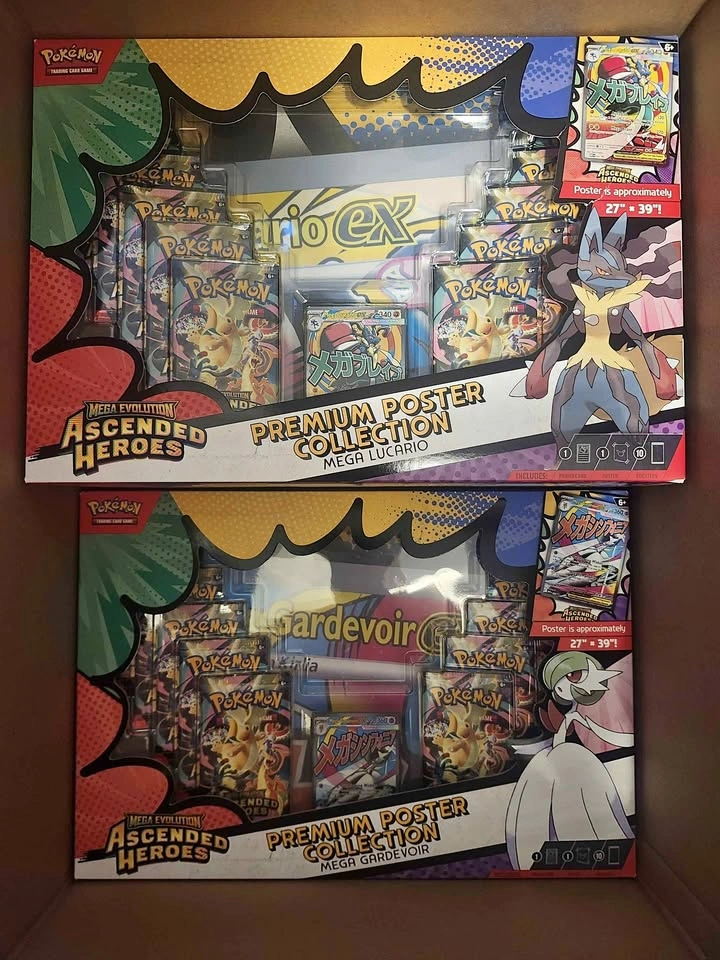 Pokemon Mega Evolution Ascended Heroes Premium Poster Collection