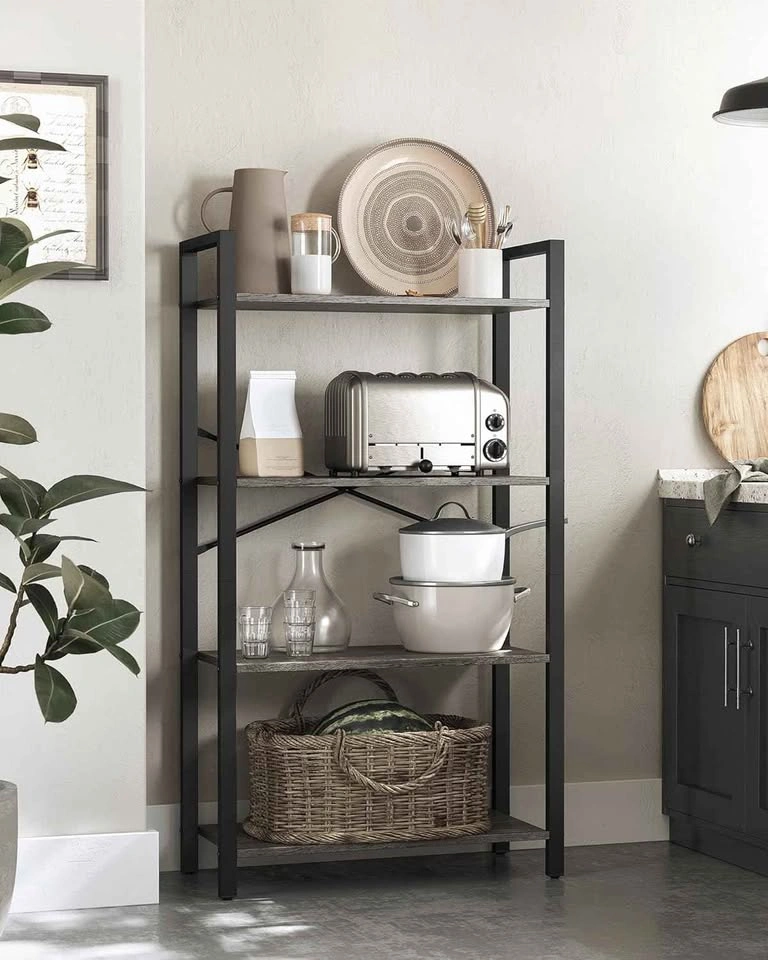 Brand New 4-Tier Charcoal Bookshelf - photo 2